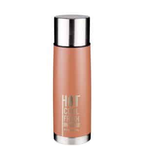 Bouteille Isotherme,500ml Thermos en Acier Inoxydable,Double paroi isolée Orange