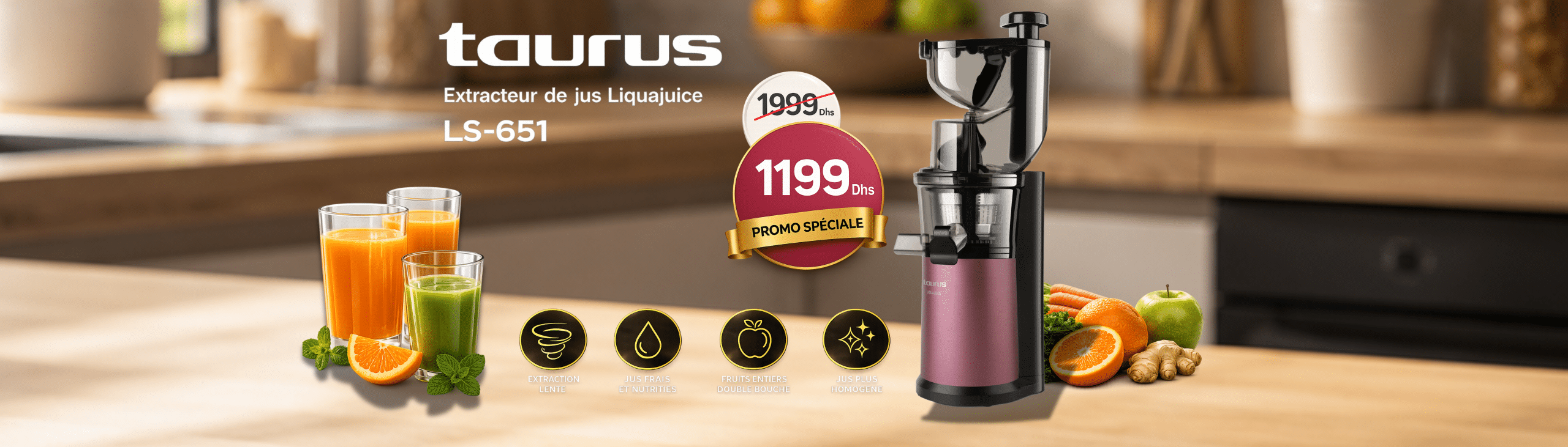 Extracteur de jus Liquajuice LS-651