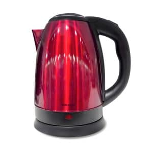 Bouilloire Électrique Taurus Bright Rouge 1500W – Inox 1,8 L