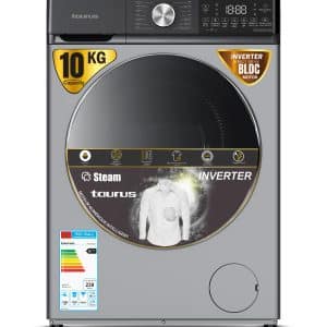 Machine à laver Taurus 10 Kg Inverter Steam WM-100-B214