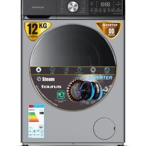 Machine à laver Taurus 12 Kg Inverter DD Steam WM-120-B214