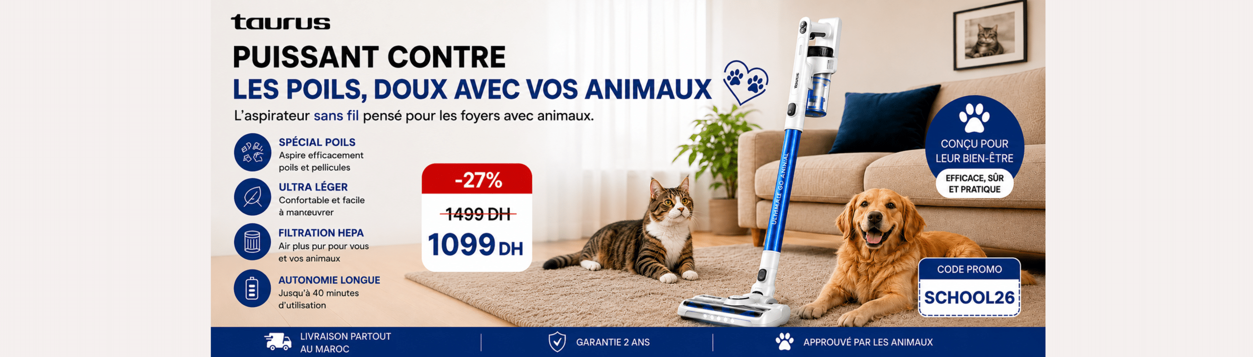 Aspirateur go animal